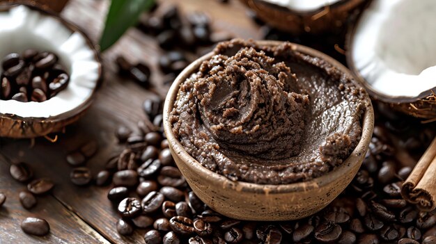 Exotic Coconut and Coffee Scrub