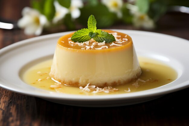 Exotic Coconut Cream Flan