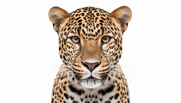 Exotic Elegance Elevated Face Shot of Enchanting Wildlife