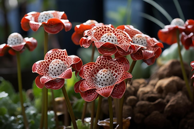 Exotic Flowers Rafflesia Arnoldii which is the largest and rare flower in the world