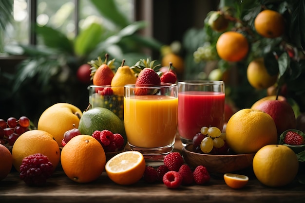 Exotic Fruit Medley Journey homemade fruit juice recipe