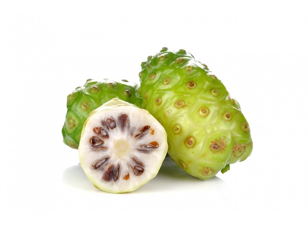 Exotic Fruit - Noni on white background