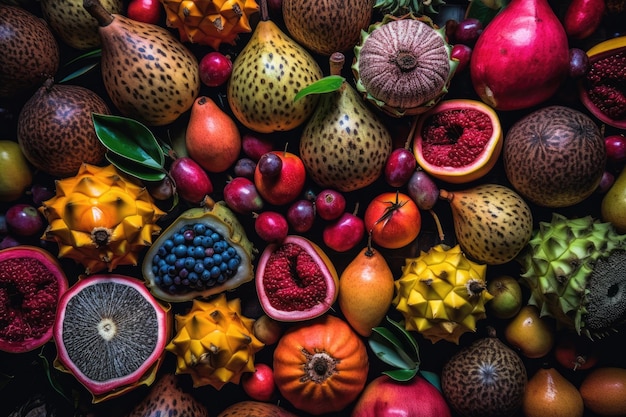 Exotic Fruits Selection Generative Ai