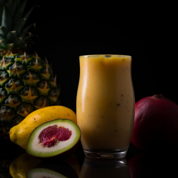 Exotic and Healthy Flavors of Fruit Smoothie