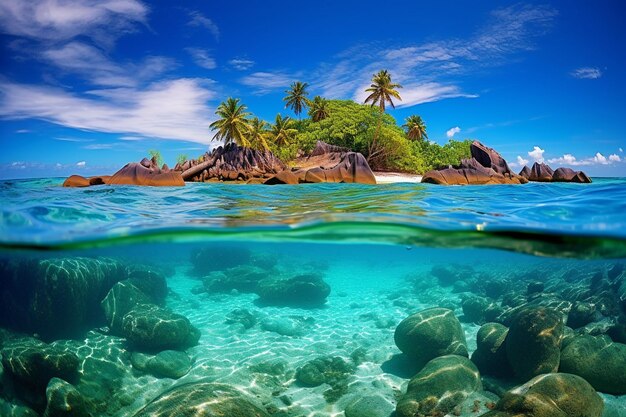 写真 エキゾチックな島の風景