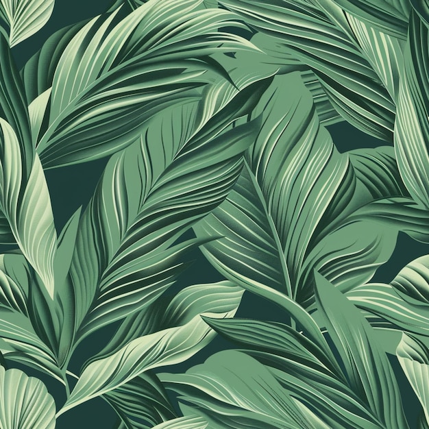 Exotic leaf pattern