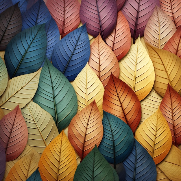 Exotic leaves tropical leaves wallpaper colorful leaves