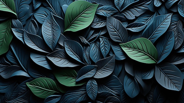 exotic leaves wallpaper tropical leaves wallpaper dark leaf background