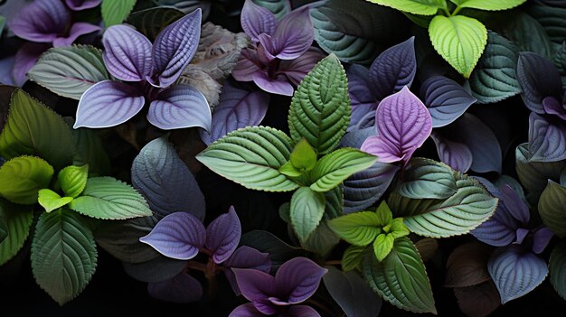 exotic leaves wallpaper