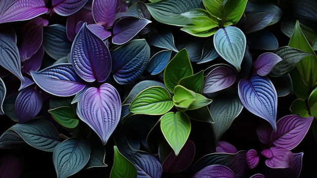 exotic leaves wallpaper