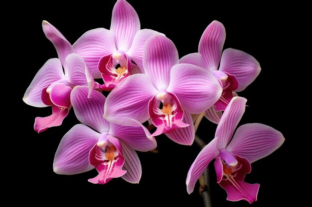 Exotic Orchid pink flower botany Generate Ai