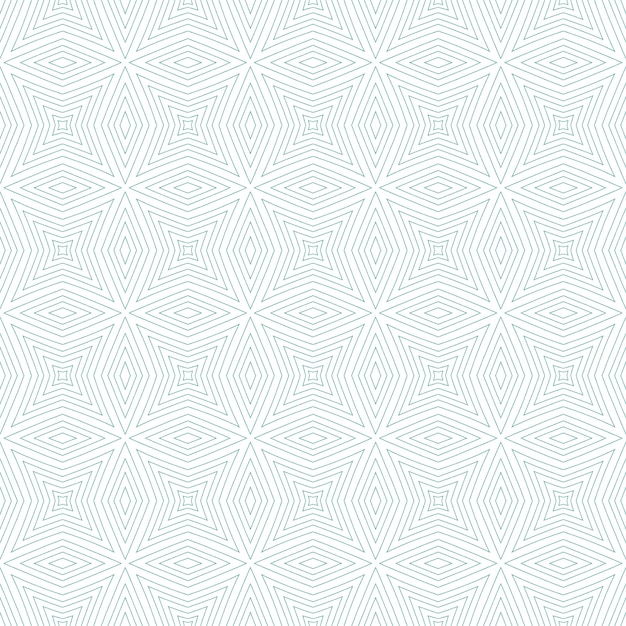 Photo exotic seamless pattern turquoise symmetrical