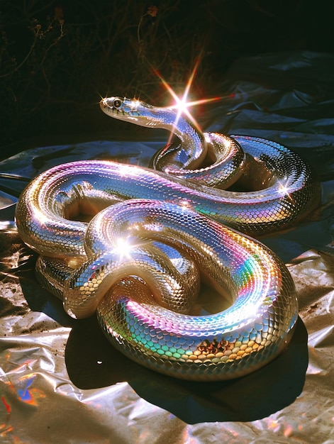 Foto scenari di serpenti esotici