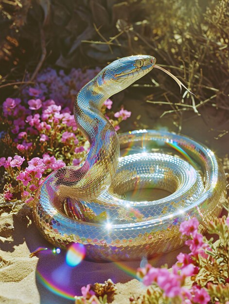Photo exotic snake wallpaper