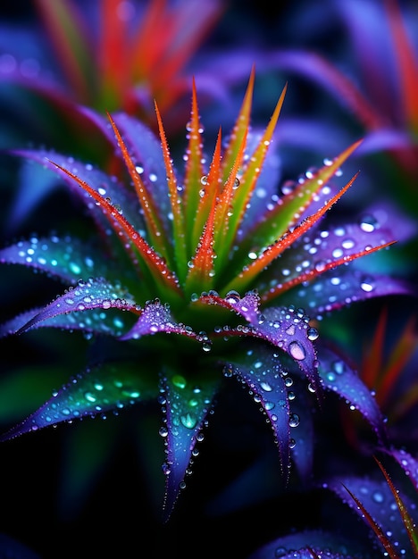 Exotic tropical flower