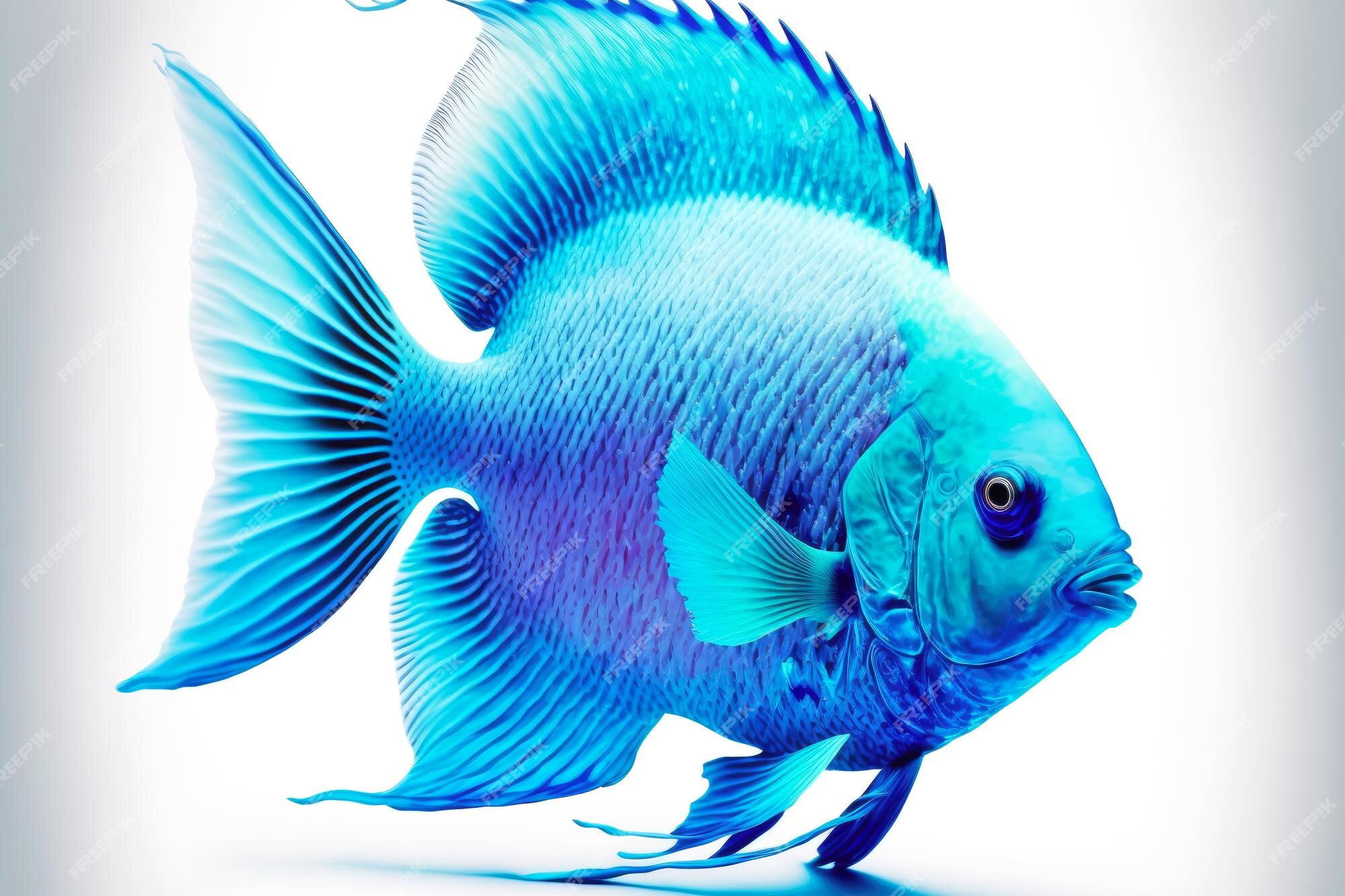 Premium Photo | Exotic underwater world blue fish tropical fish