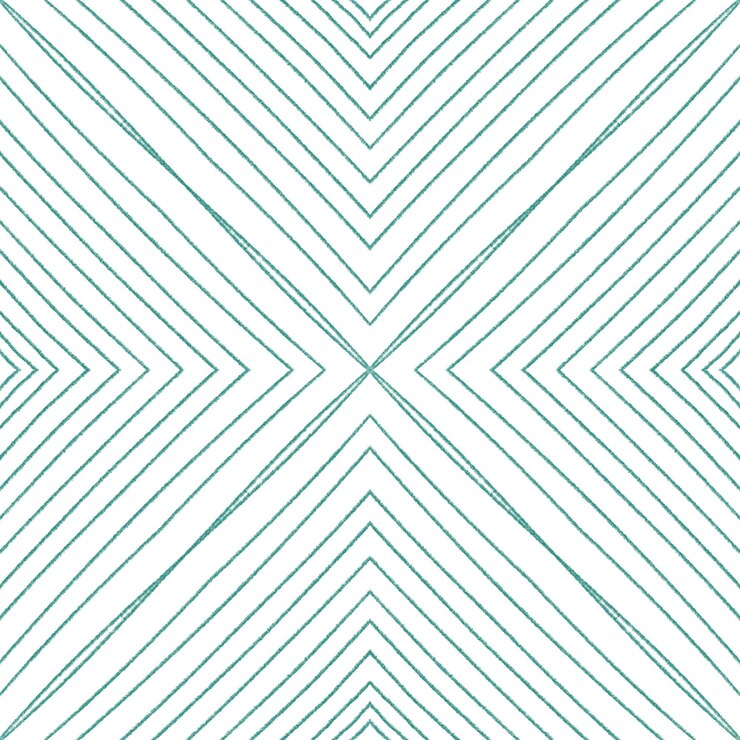 Foto exotisch naadloos patroon turquoise symmetrisch