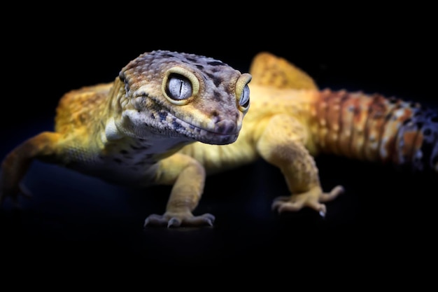 Exotische citroen frost luipaard gecko
