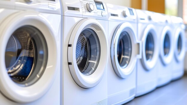 Expansive CoinOperated Laundry Room Scene