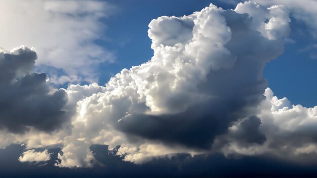 雲の背景の広範囲で劇的な画像