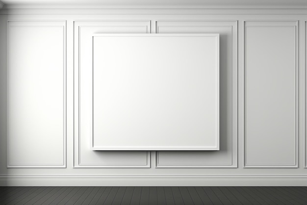 Expansive White Blank Plain White Background