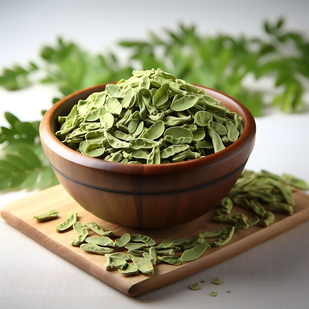 Expensive herb collection on isolated white background premium quality photoshoot