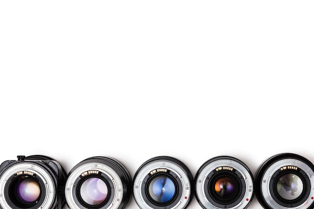 Expensive photographic lenses The dream of every professional photographer