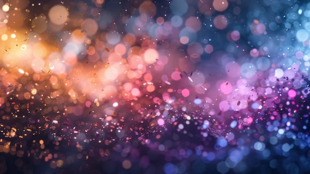 Experience the beauty of colorful explosions as shimmering glitter captures the light