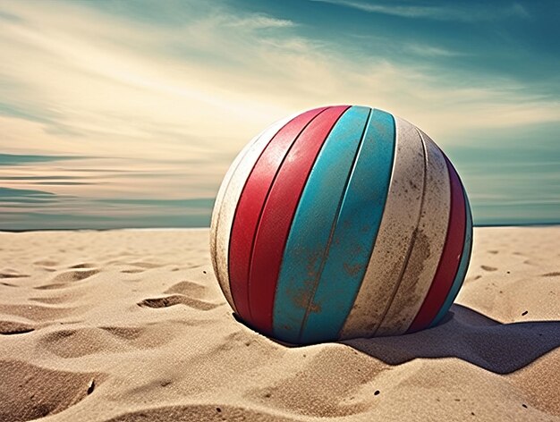 Foto sperimenta il divertimento estivo con un'esplosione di colori l'irresistibile avventura del ballo sulla spiaggia