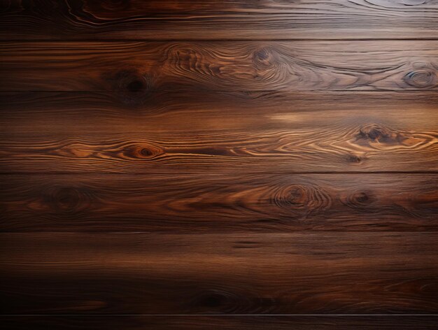写真 ヴィンテージ・チャームを体験する スタイリッシュな木製のテーブルと田舎風の背景装飾の目標