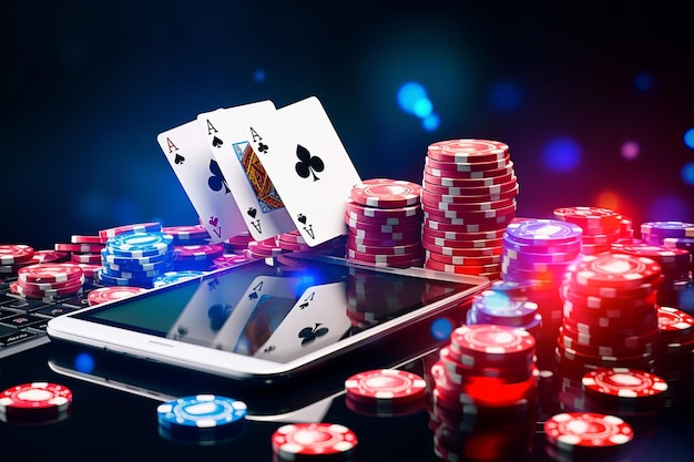 Premium Photo | Experience the Ultimate Online Poker Casino Mobile Phone  Chi 02078 03 Banner