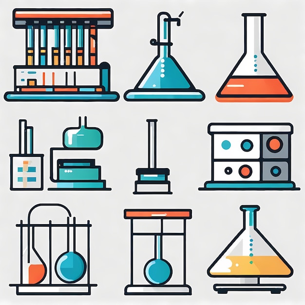 Photo experimental lab setups