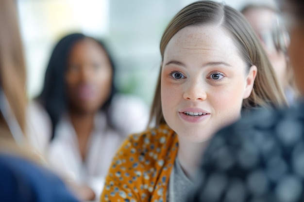 Expert job candidate with Down syndrome shows diversity in inclusive business interview process