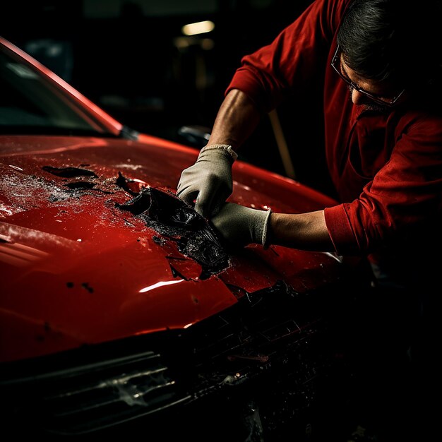 Expert Red Car Restoration