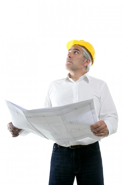 Expertise architect senior engineer plan looking up