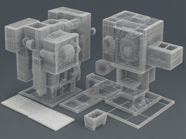 Photo explain the concept of a 3d vector and its components