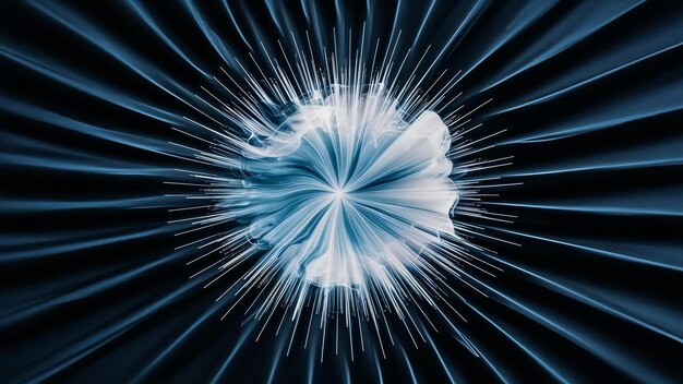 Photo explode background explosion isolated black backdrop round shockwave abstract element