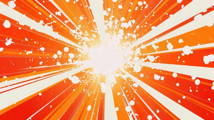 Photo exploding star burst texture japanese radius cartoon pattern abstract background
