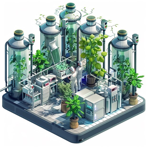 Exploratory Laboratory Isometric Concept