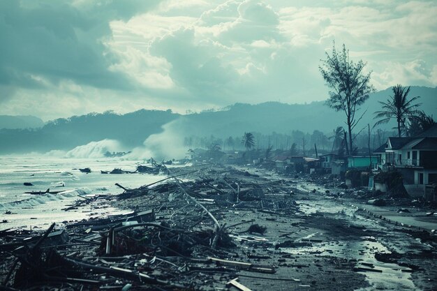 Исследуйте последствия цунами, поскольку они оставляют генеративный ai