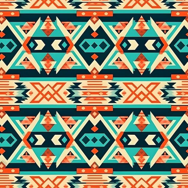 Explore the depths of aztec heritage with seamless patterns