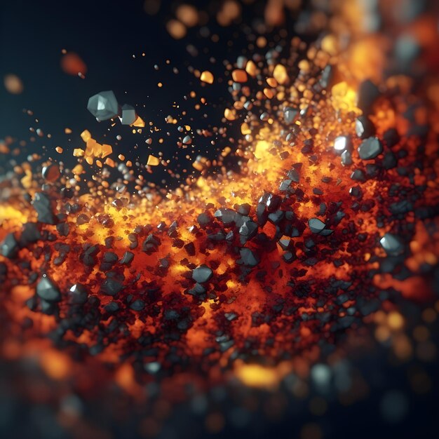 Premium AI Image  Explore the depths of creativity with abstract 