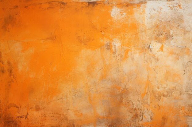 Explore the joyful solarization of an orangepainted surface a burst of color and texture