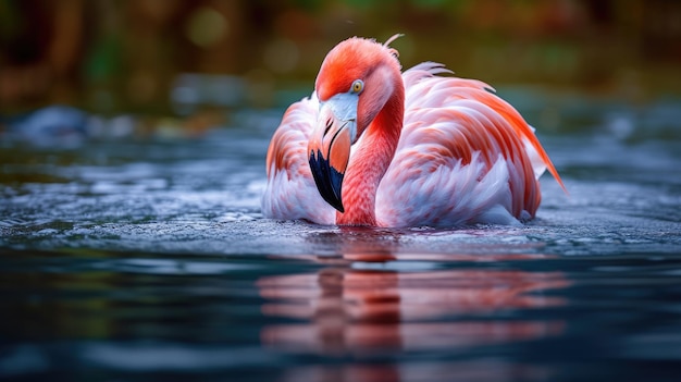 Explore the magical world of flamingo and vibrant rainbow