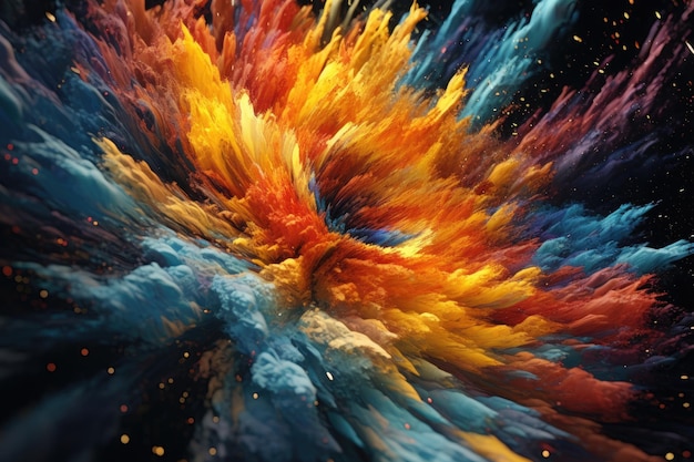 Explore the movement and energy of abstract galaxies