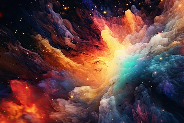 Explore the movement and energy of abstract galaxies