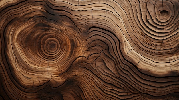 텍스처 된 나무 절단 표면의 자연적인 매력을 탐구