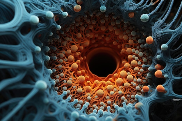 Photo explore the nucleus 500x up close in vivid detail