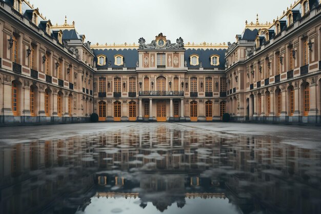 フランスの豪華なベルサイユ宮殿とその活気に満ちた庭園、噴水、カラフルな庭園を探索