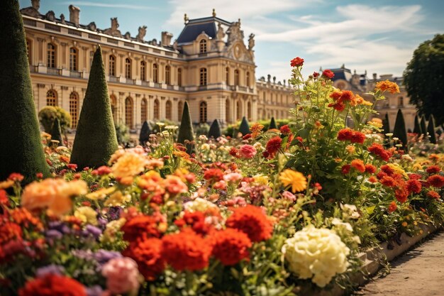 Explore the Opulent French Palace of Versailles and Its Vibrant Gardens Fountains and Colorful